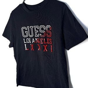GUESS Men's t-shirt with inscriptions, loose fit size L